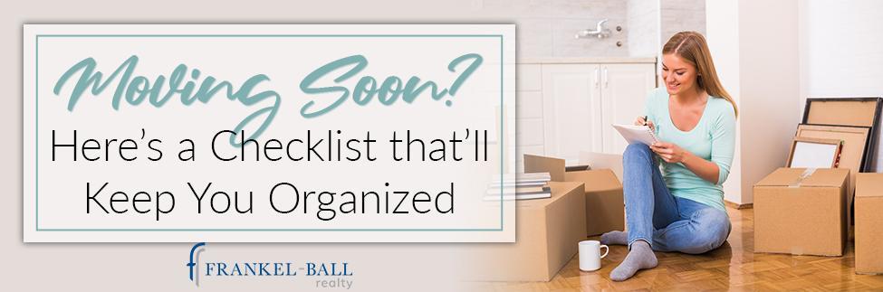 Moving Day Checklist to Keep You Organized